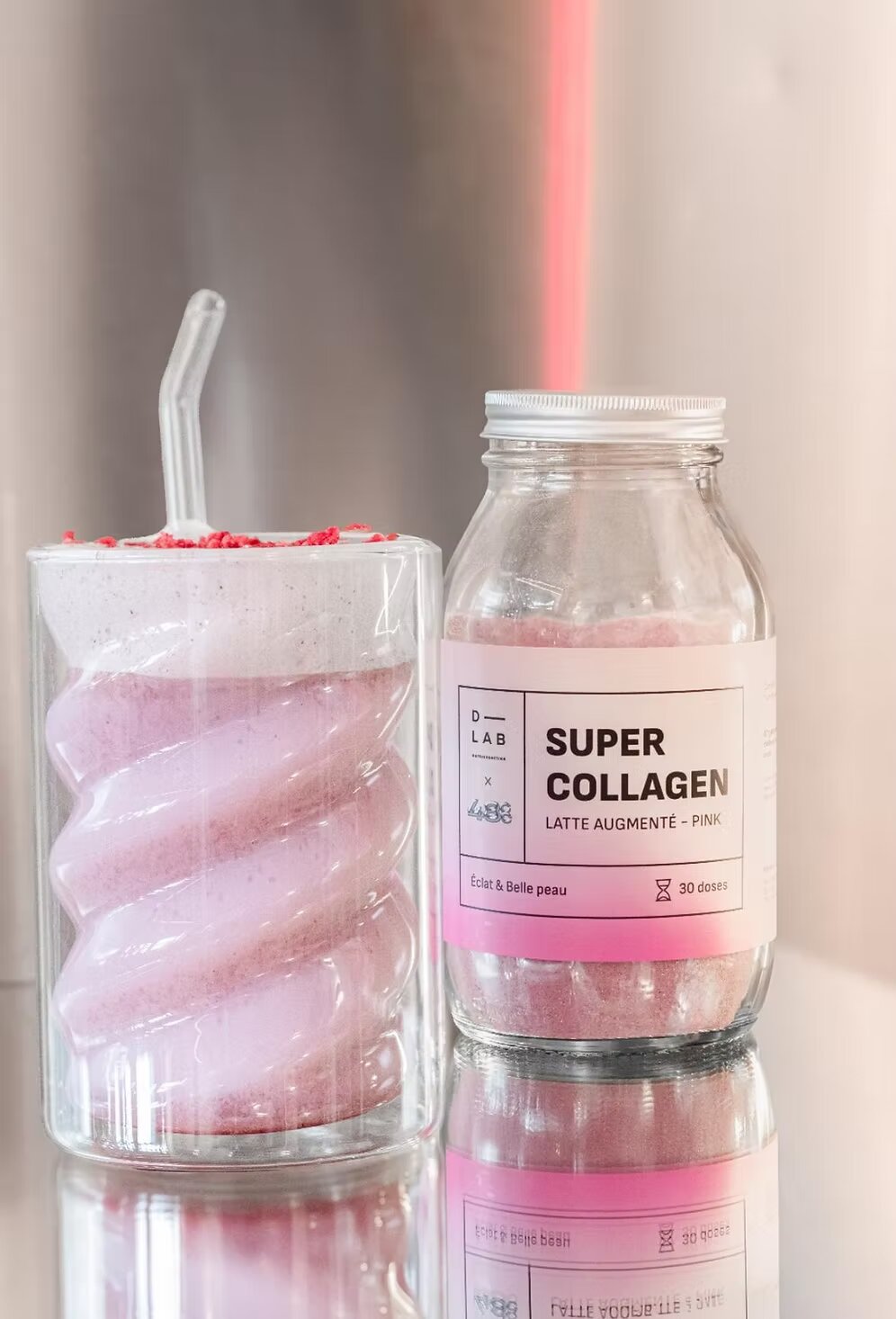 Super Collagen Pink Latte — 48CC x D-LAB